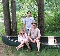 canoeing - klea chris tim trip july 5 holland pond trail